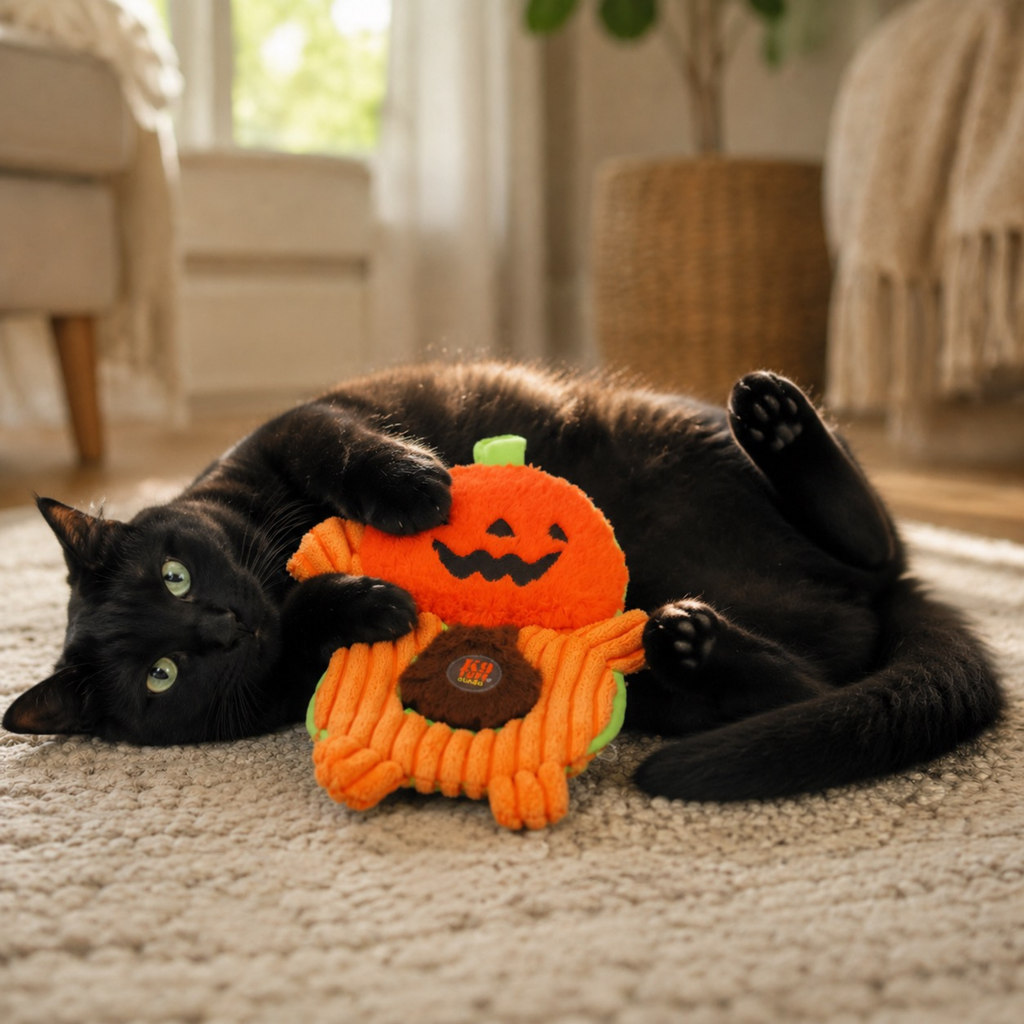 Spooky Pals Plush Squeaky Dog Toy