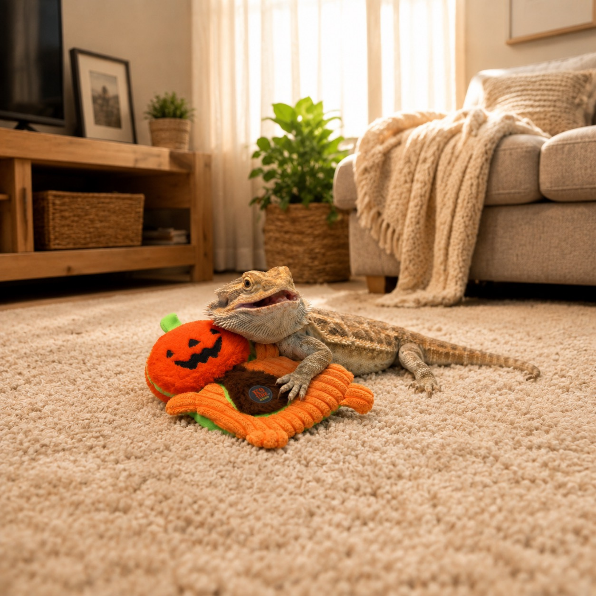 Spooky Pals Plush Squeaky Dog Toy