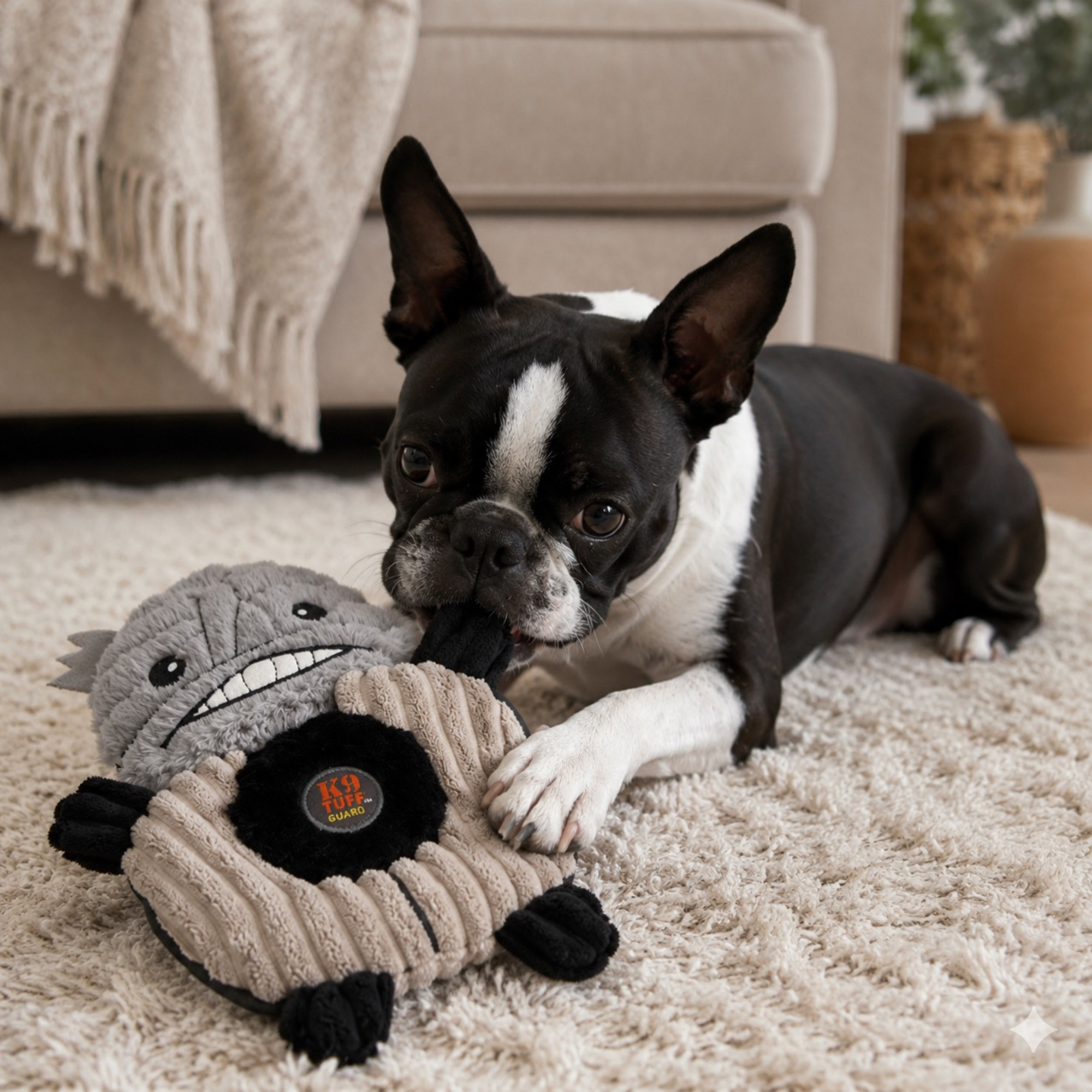 Spooky Pals Plush Squeaky Dog Toy