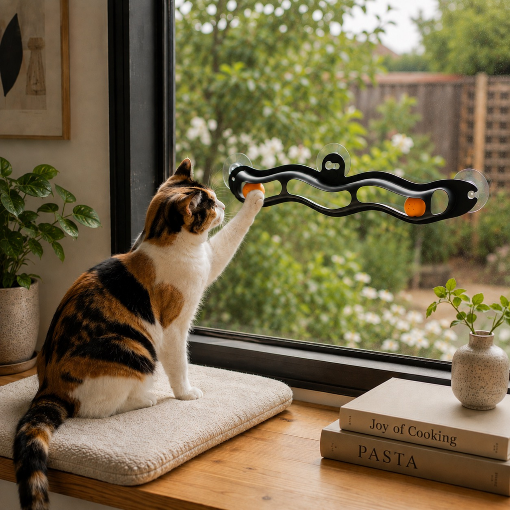 Window Whirl Cat Track Toy