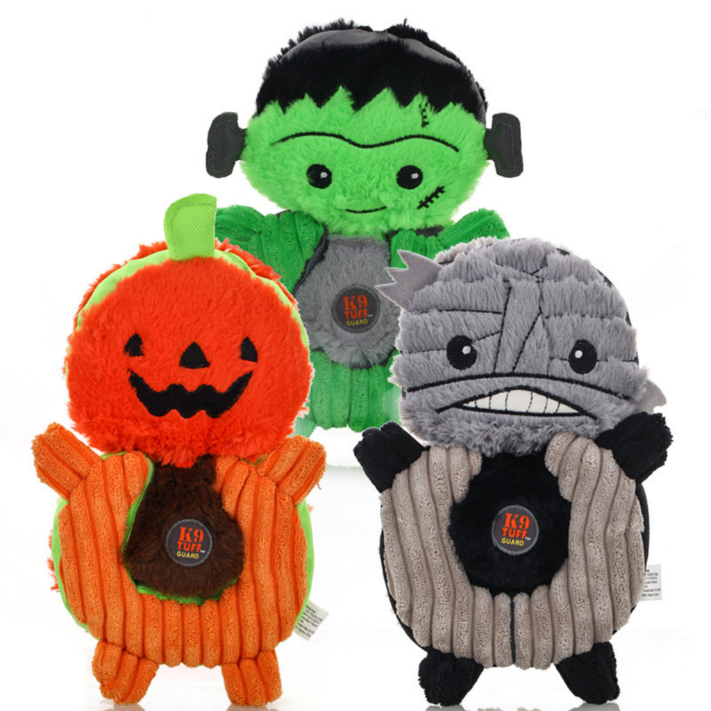 Spooky Pals Plush Squeaky Dog Toy