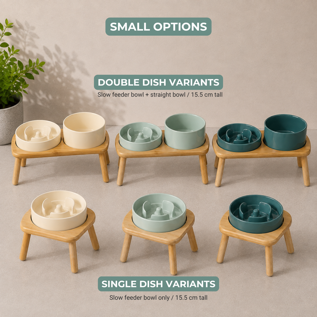 Garden Table Ceramic Pet Feeder
