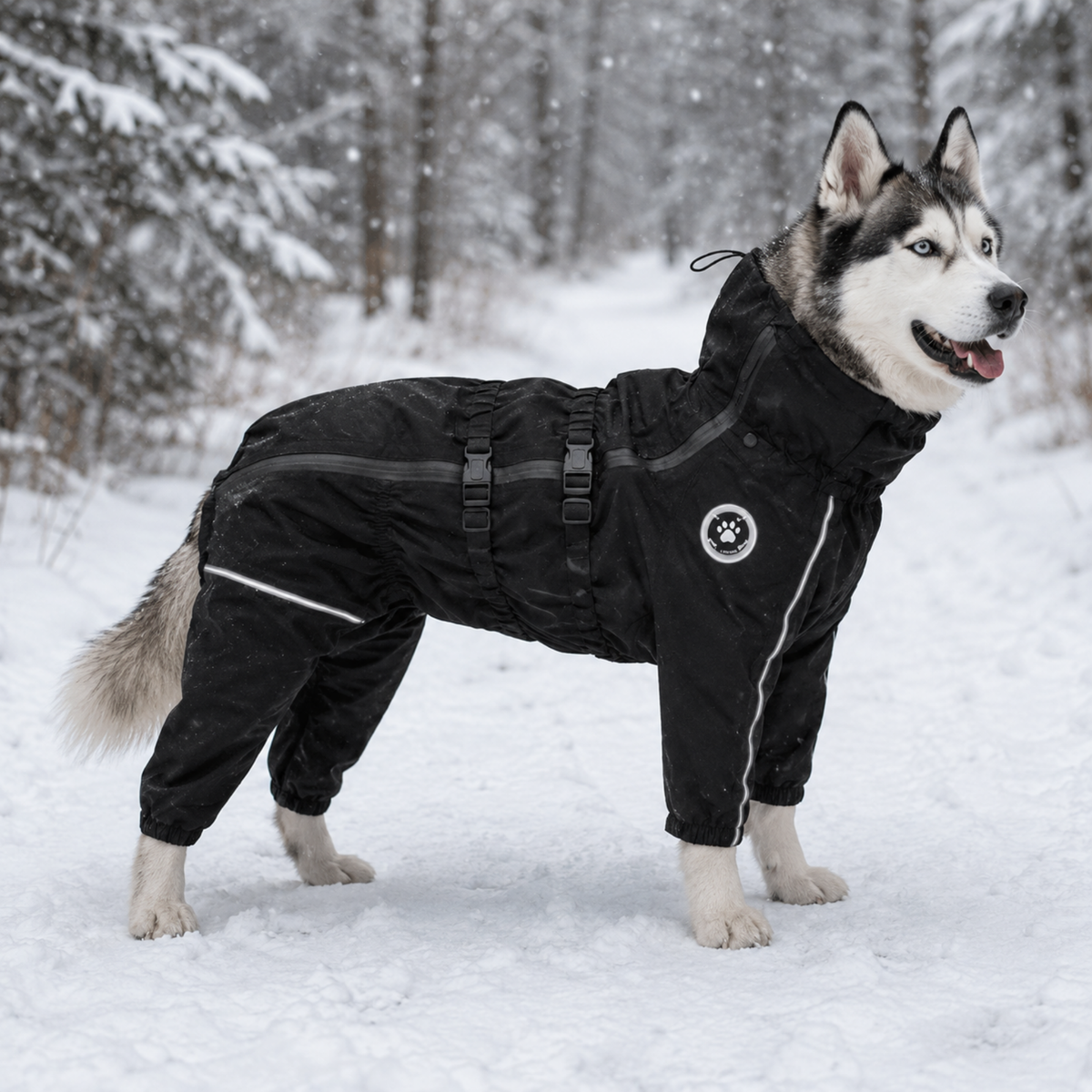 Rainy Trail Four-Leg Dog Raincoat