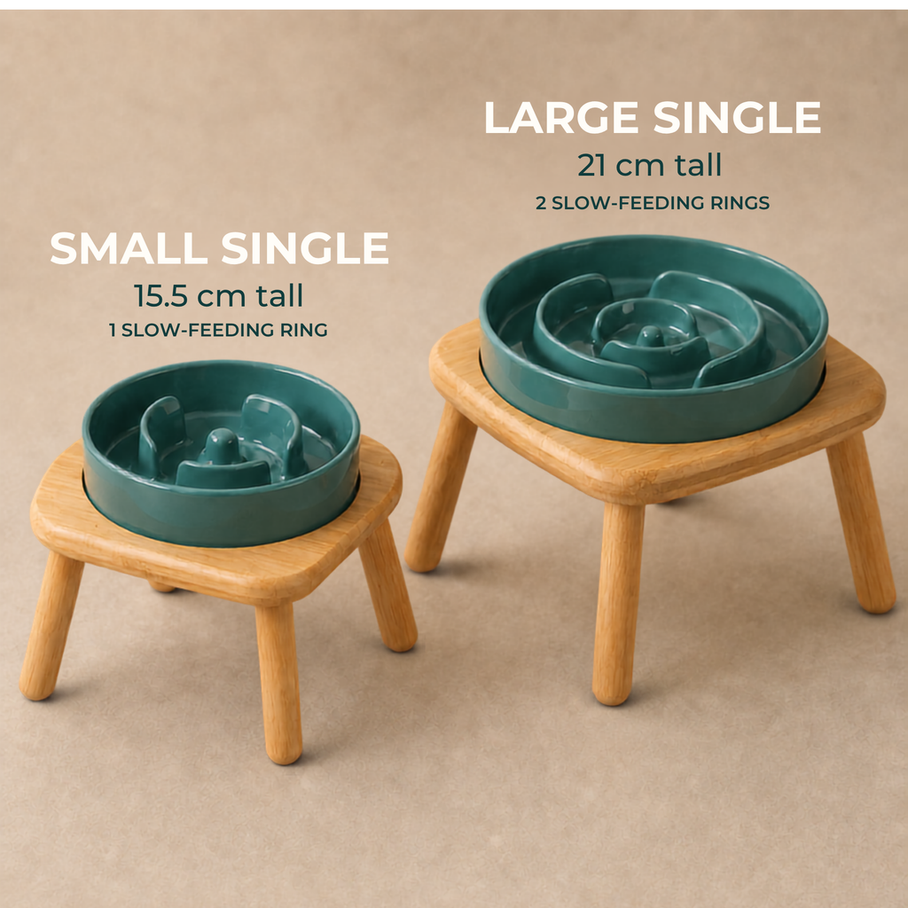 Garden Table Ceramic Pet Feeder