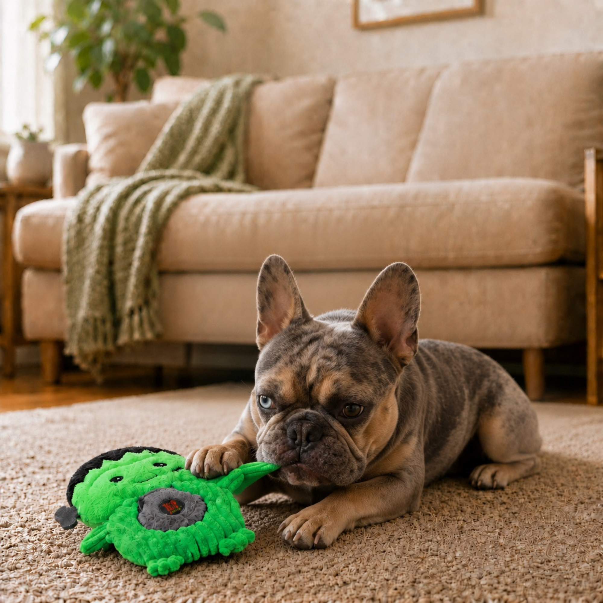 Spooky Pals Plush Squeaky Dog Toy