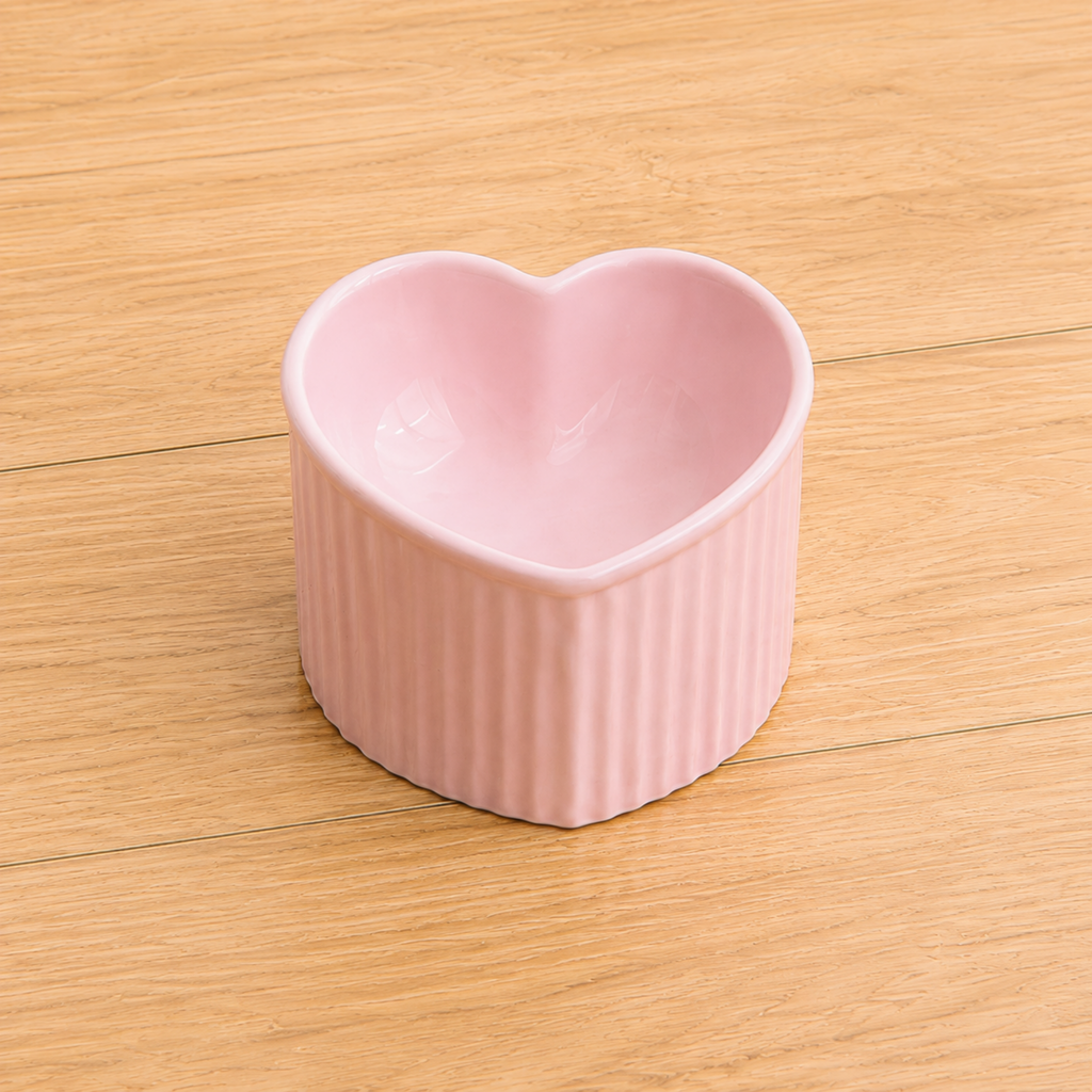 Heartlift Ceramic Pet Bowl