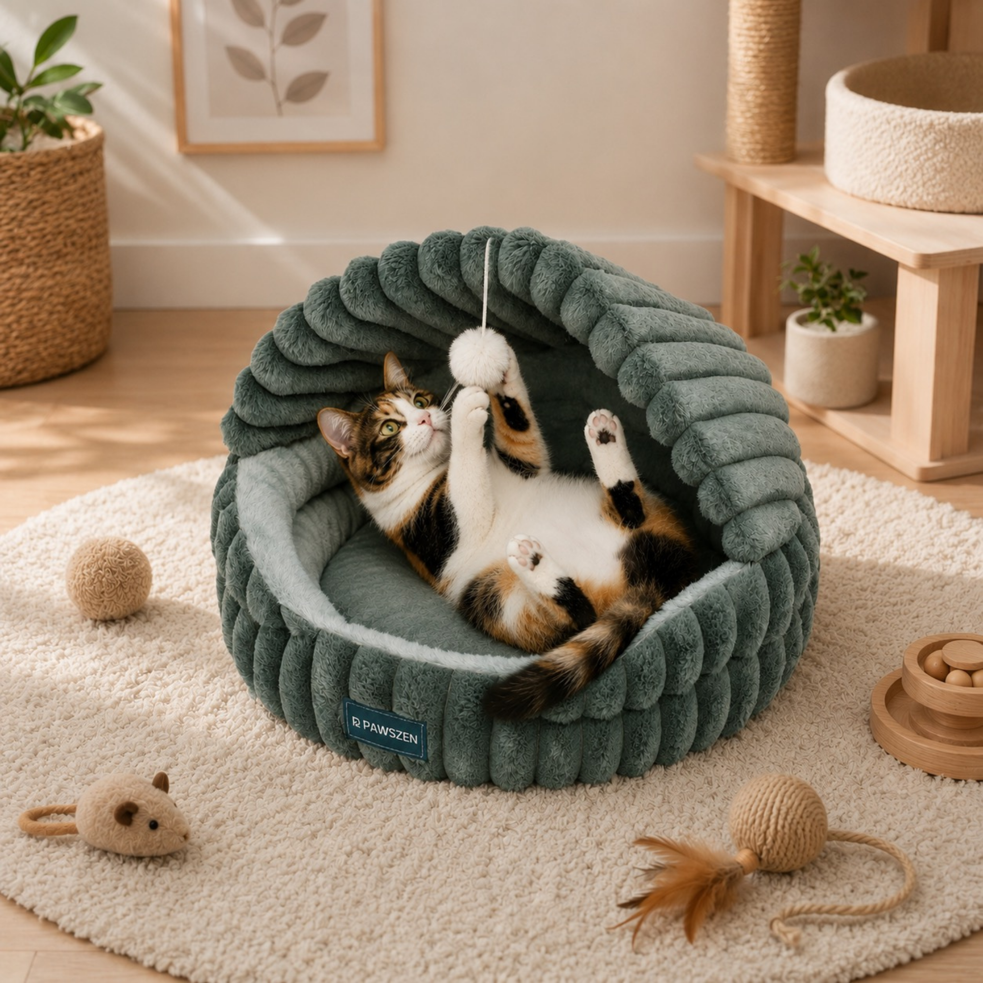 Cozy Shell Cat Nest