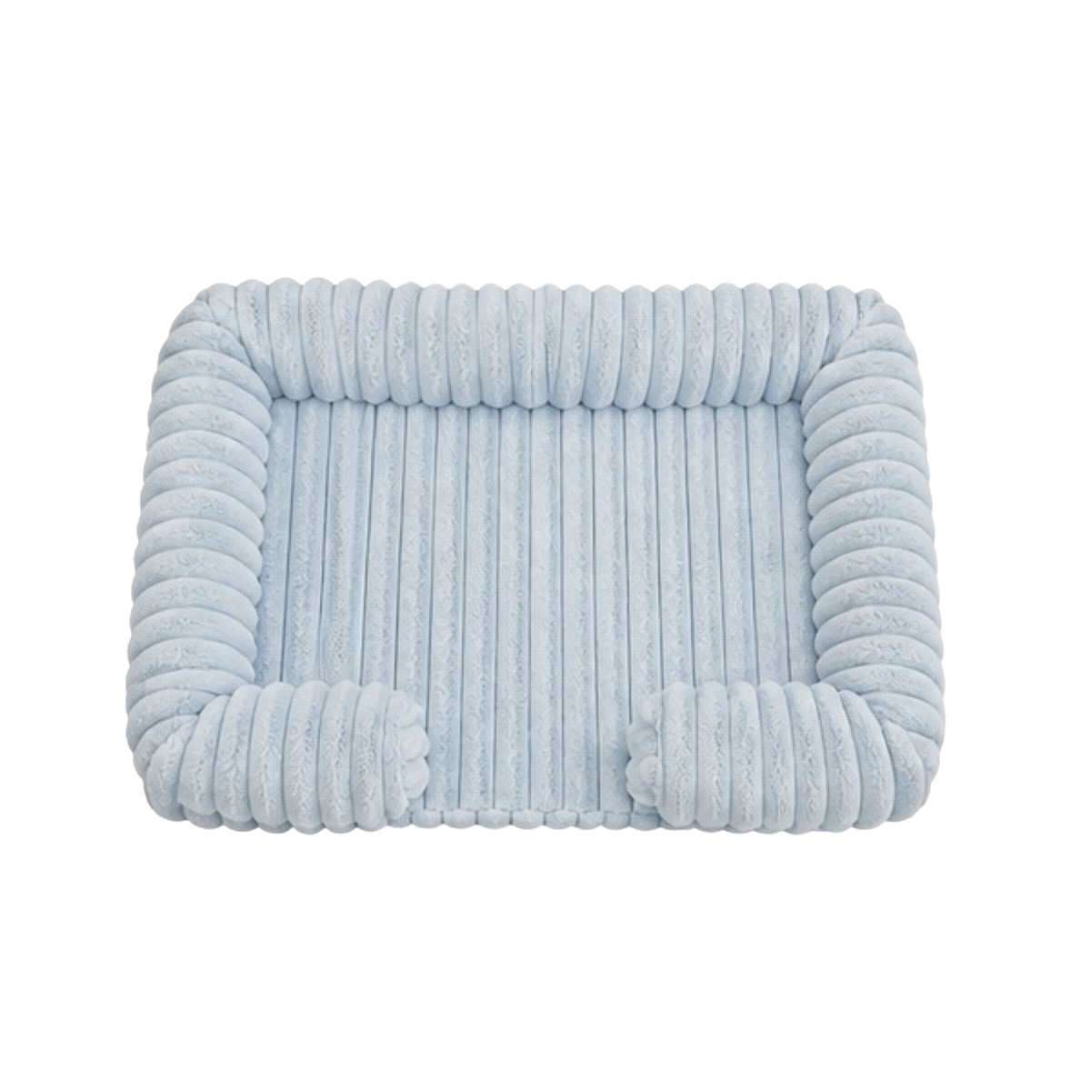 Cozy Ribbed Pet Lounge Bed